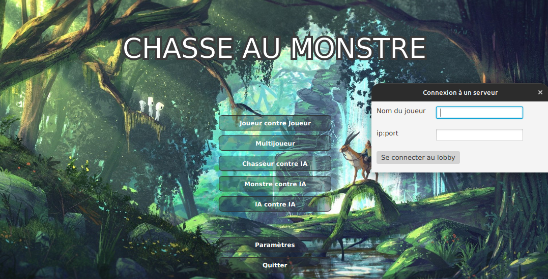 Chasse au Monstre Project